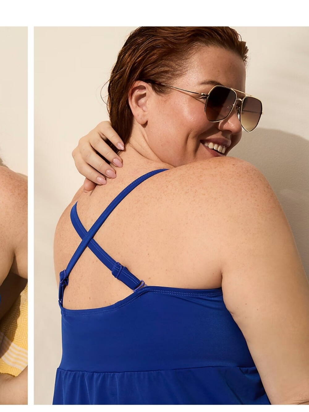 Lane Bryant Casique Underwire Swing Tankini Top - Picture 3 of 6
